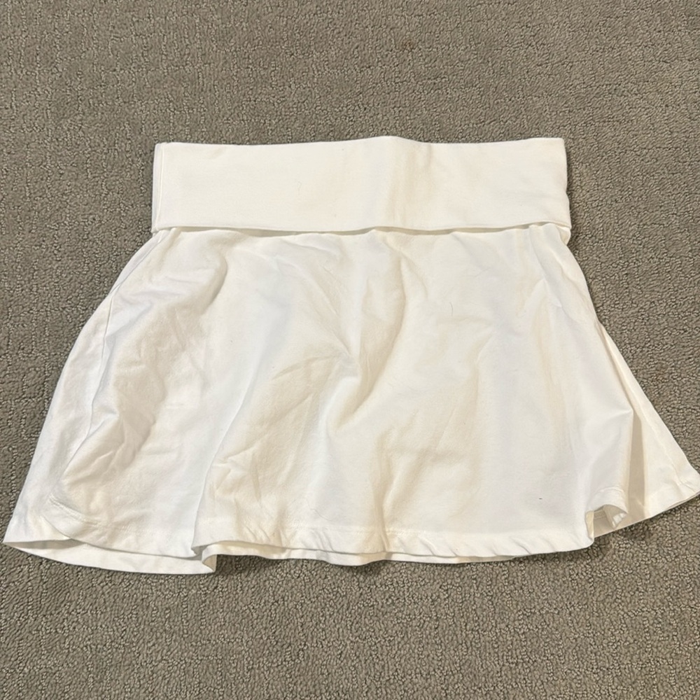 brandy melville white skirt
